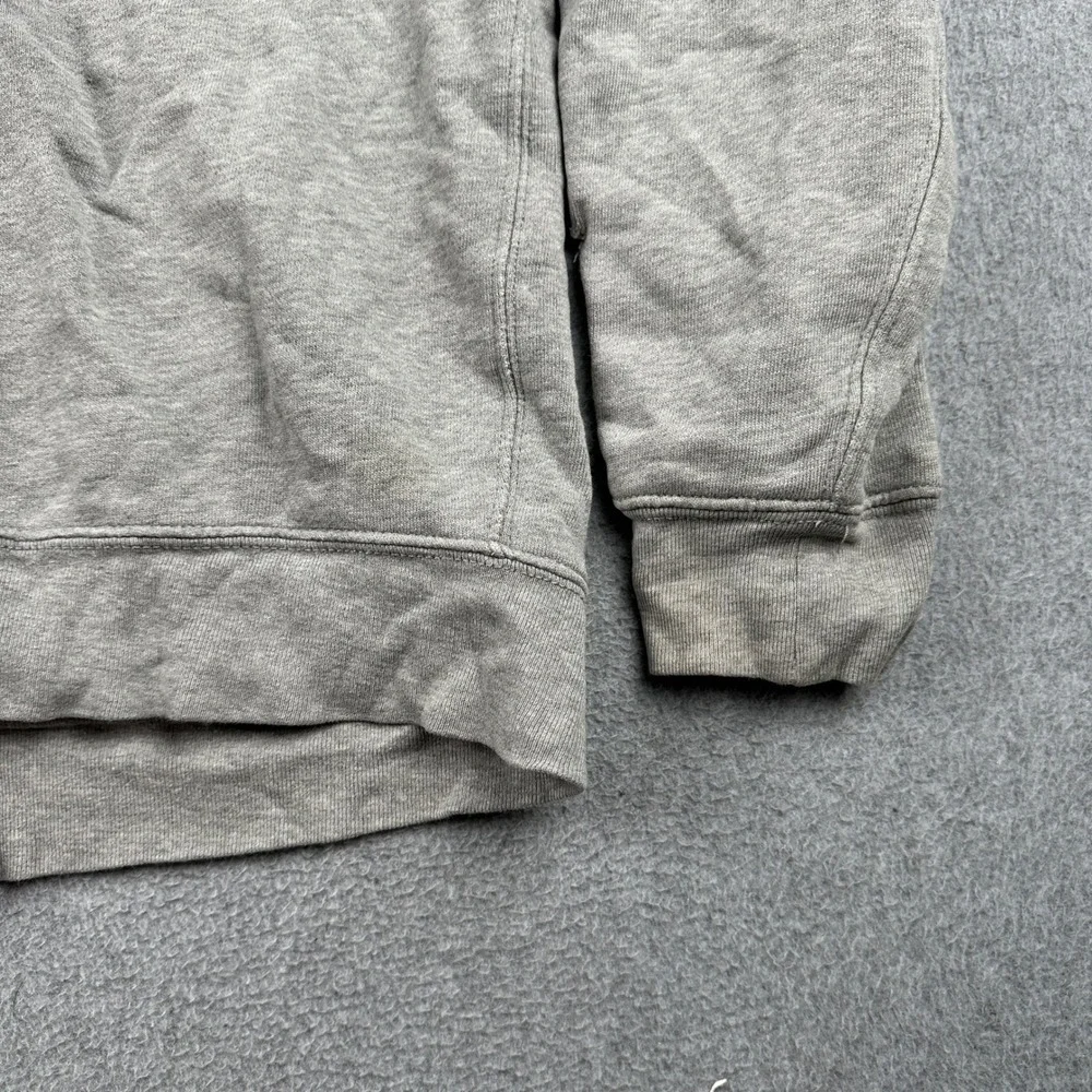 Polo Ralph Lauren Hoodie Kids L 14-16 Full Zip Gray Sweatshirt Pocket Distressed